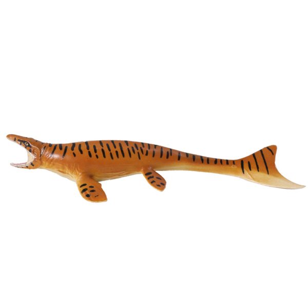 Realistic solid hand painted natural science figure PVC toy plastic mosasaurus