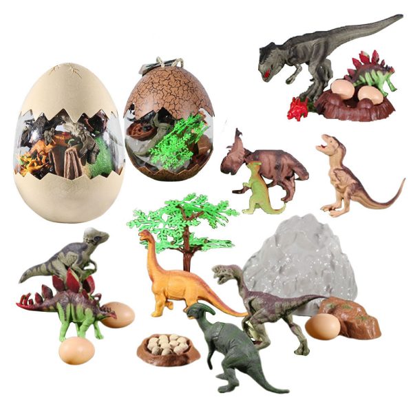 Bulk 7/10inches plastic set dinosaur egg toy
