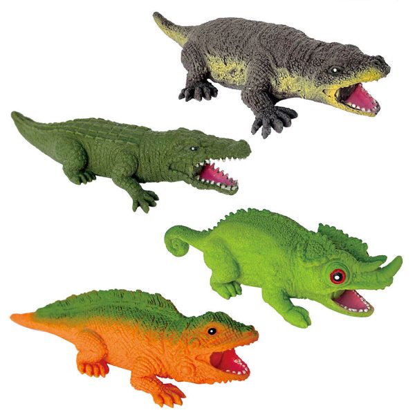Soft elastic crocodile lizard TPR stretch toys
