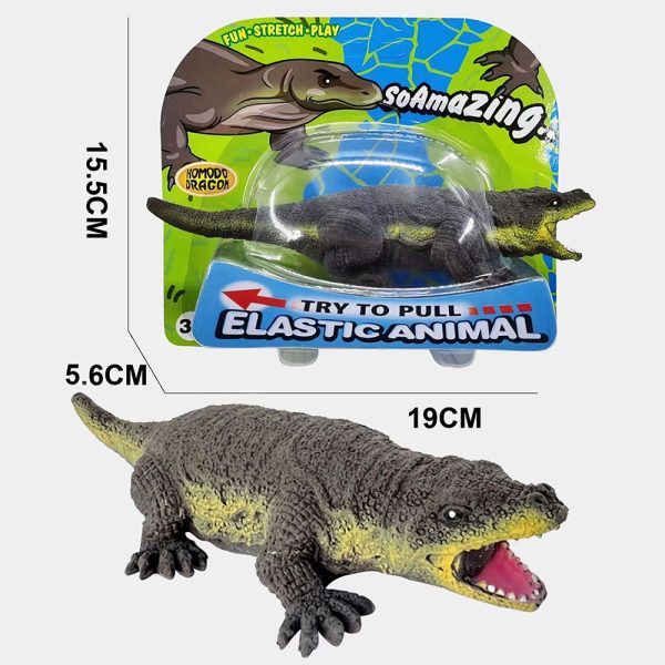Soft elastic crocodile lizard TPR stretch toys