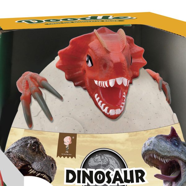 Egg pack diy assembly dinosaur mini block toy for painting children