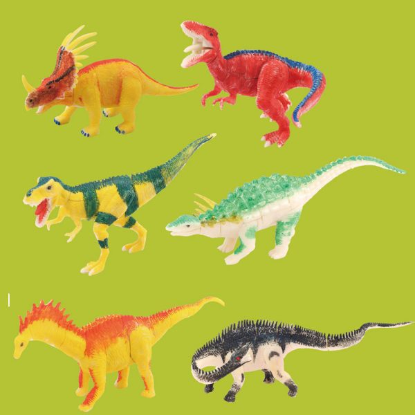 Egg pack diy assembly dinosaur mini block toy for painting children