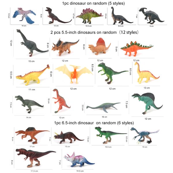6pcs egg in box pack Funny dinosaur figure new giant dinosaur egg toy