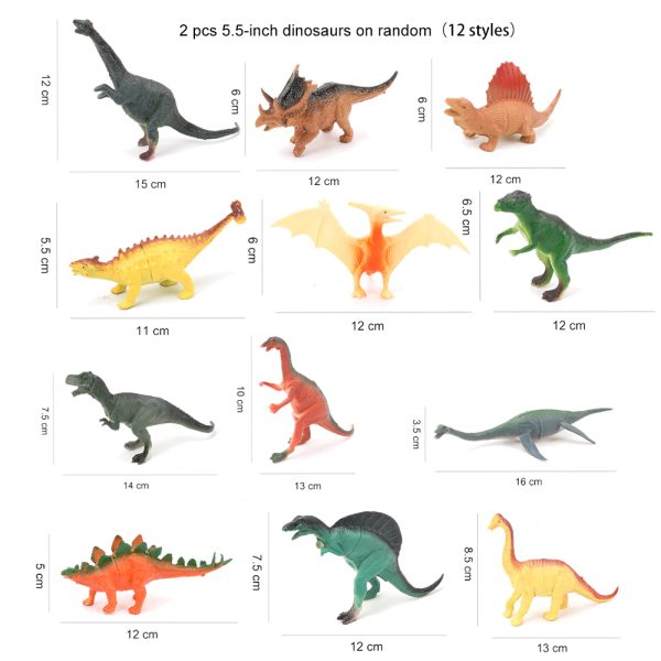 6pcs egg in box pack Funny dinosaur figure new giant dinosaur egg toy