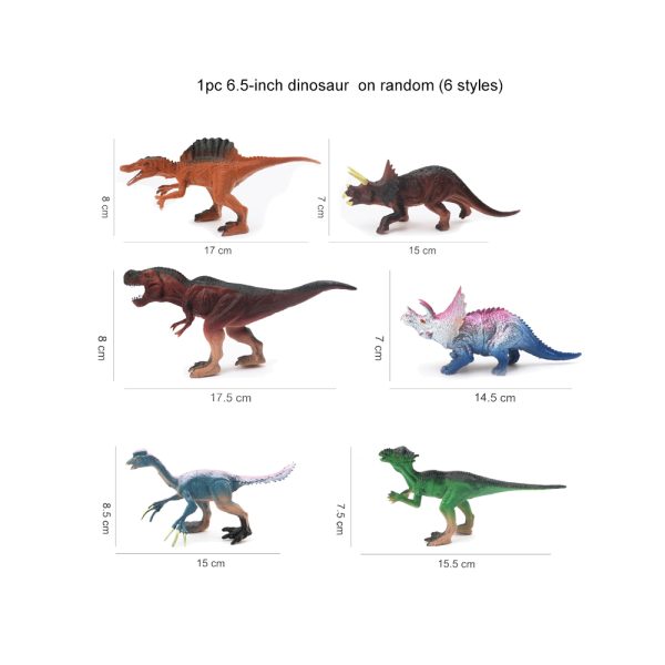 6pcs egg in box pack Funny dinosaur figure new giant dinosaur egg toy