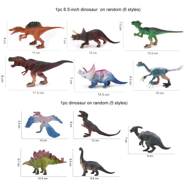 6pcs egg in box pack Funny dinosaur figure new giant dinosaur egg toy