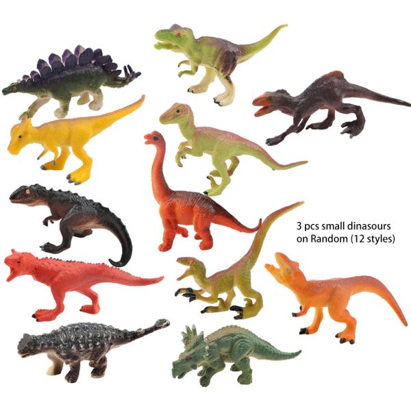 Dinosaur figure Put in balloon frozen dig it out surprise dinosaur egg toy