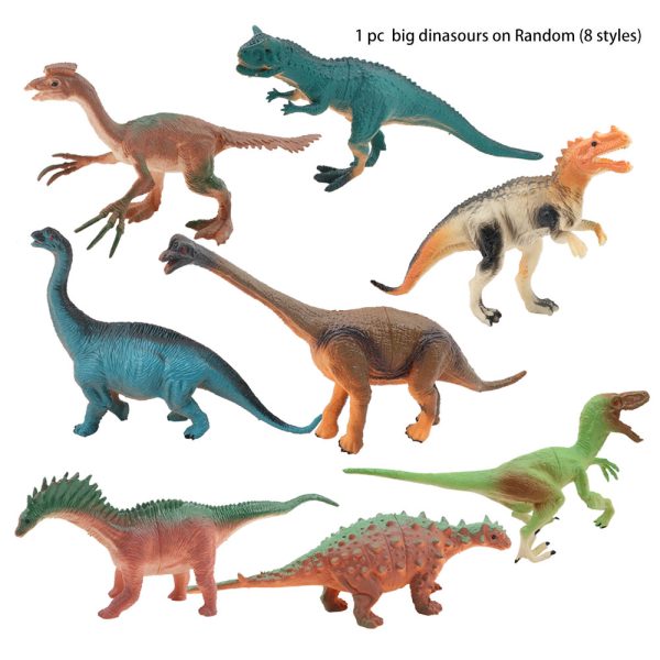 Dinosaur figure Put in balloon frozen dig it out surprise dinosaur egg toy