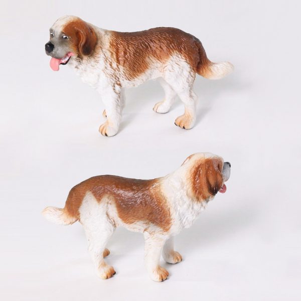 PVC model toy Saint Bernard plastic figure animals dog