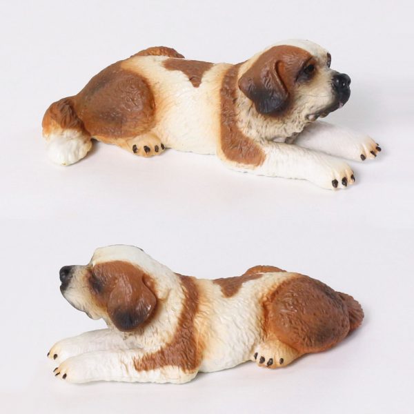 PVC model toy Saint Bernard plastic figure animals dog