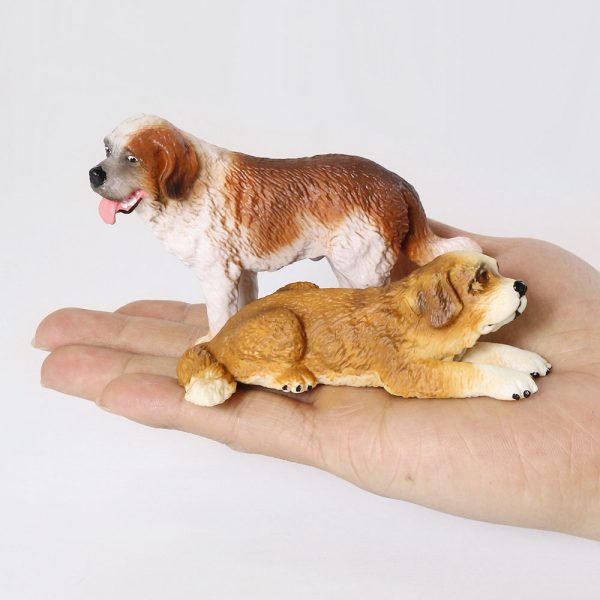 PVC model toy Saint Bernard plastic figure animals dog