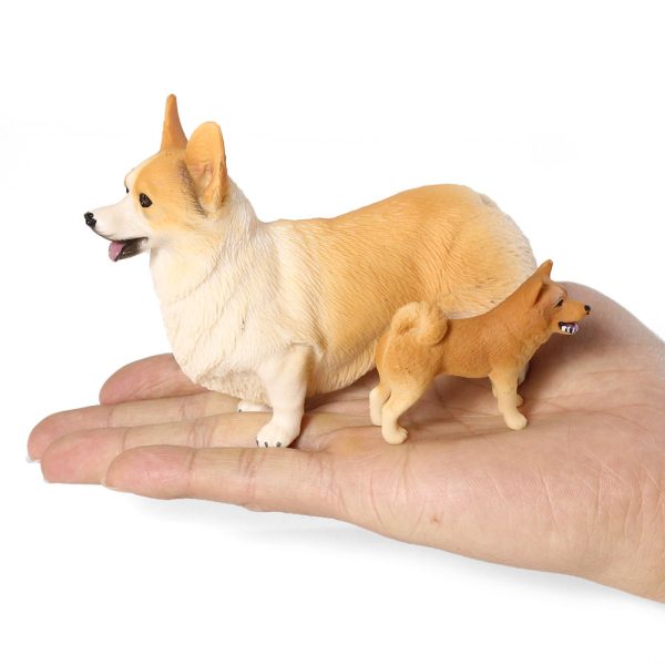 Animal corgi Shiba Inu model toy PVC plastic dog figures