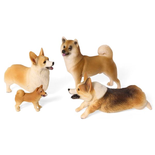 Animal corgi Shiba Inu model toy PVC plastic dog figures