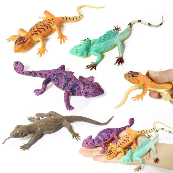 NON-Phthalate ECO soft plastic tpr tpe toy stretch lizard toy