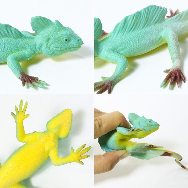 NON-Phthalate ECO soft plastic tpr tpe toy stretch lizard toy