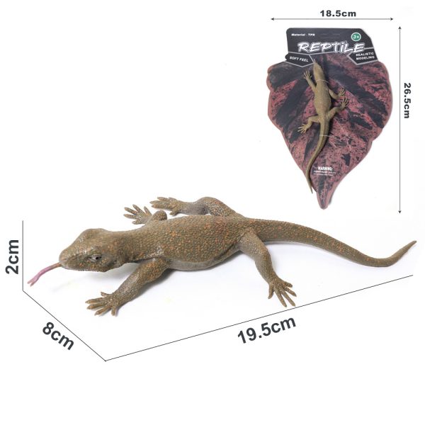 NON-Phthalate ECO soft plastic tpr tpe toy stretch lizard toy