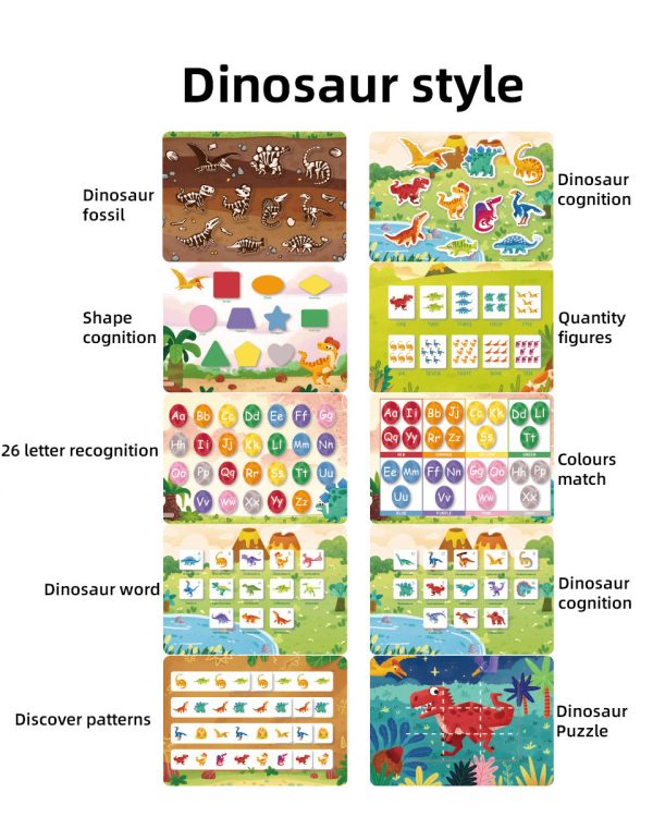 Early educational toy cardboard game diy kit baby busy book