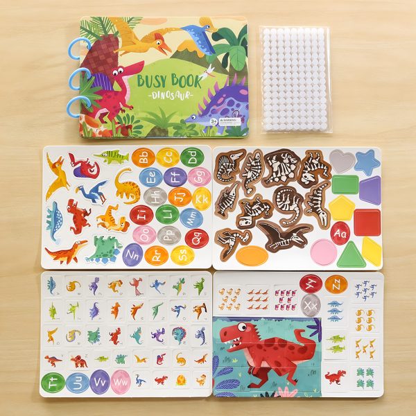 Early educational toy cardboard game diy kit baby busy book