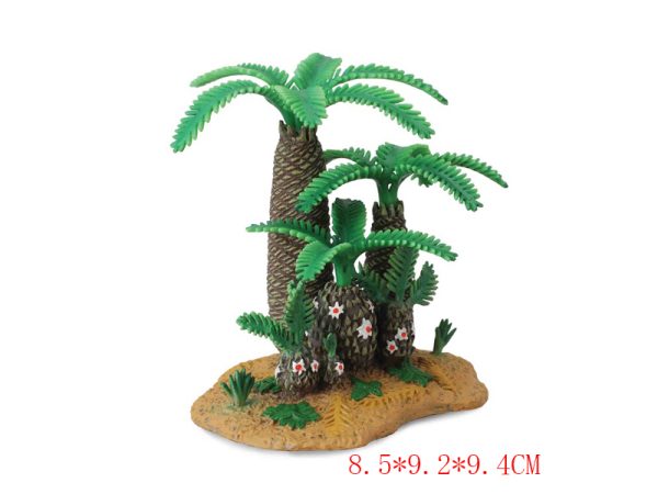 Simulation tree plastic small model theme animal dinosaur decoration mini diy park toy