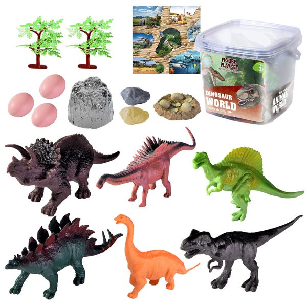 T-rex Brachiosaurus stegosaurus model pvc hard plastic dinosaur toy