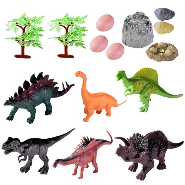 T-rex Brachiosaurus stegosaurus model pvc hard plastic dinosaur toy