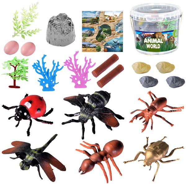 PVC plastic hollow big figure toy realistic dragonfly insect model