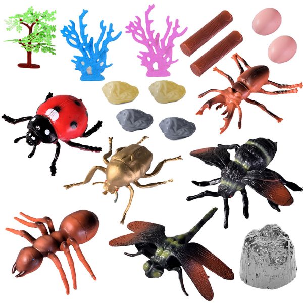 PVC plastic hollow big figure toy realistic dragonfly insect model