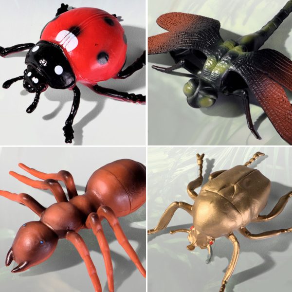 PVC plastic hollow big figure toy realistic dragonfly insect model