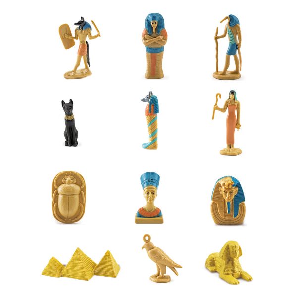 PVC bucket pack STEM gift mini Egypt famous building space organ plastic model toy