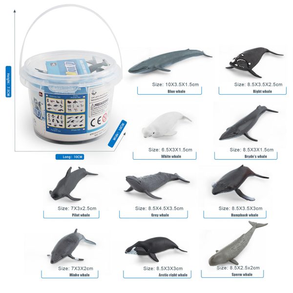 Wholesale plastic Penguin fox polar bear mini toy bulk arctic animal figures